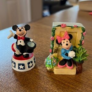Mickey and Minnie Lenox Thimbles